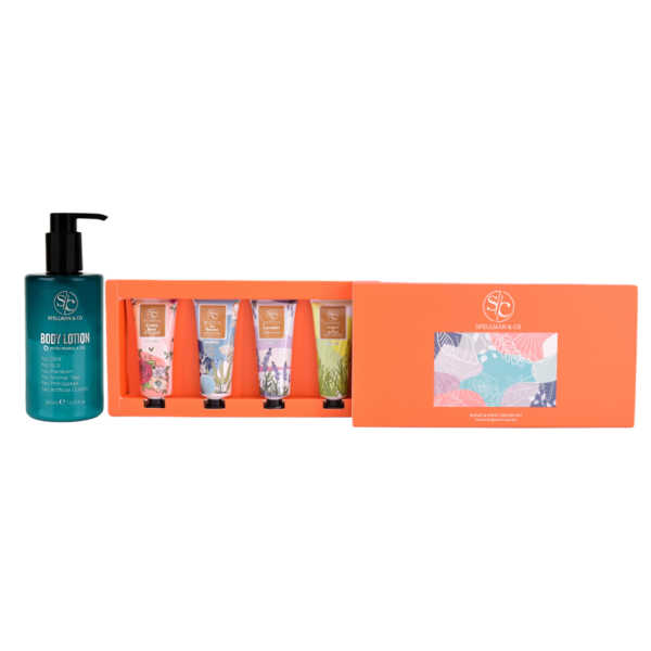 body lotion plus hand and foot cream set
